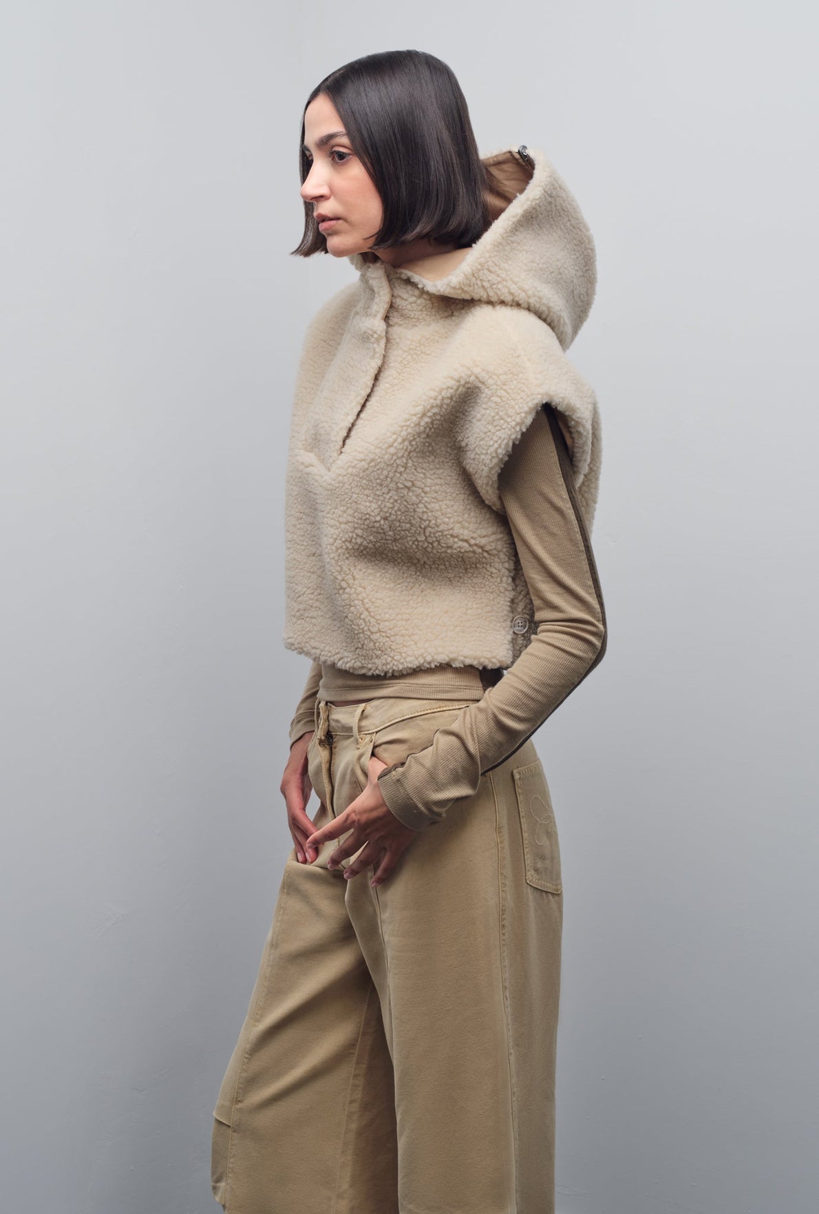 CALIA HOODED WAISTCOAT