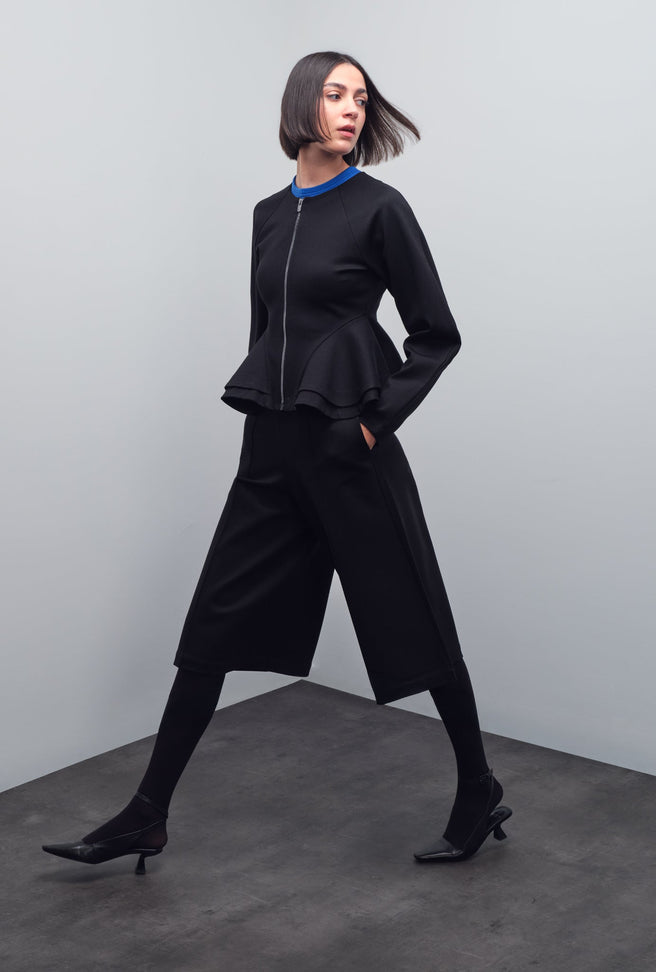 CERN PEPLUM JACKET