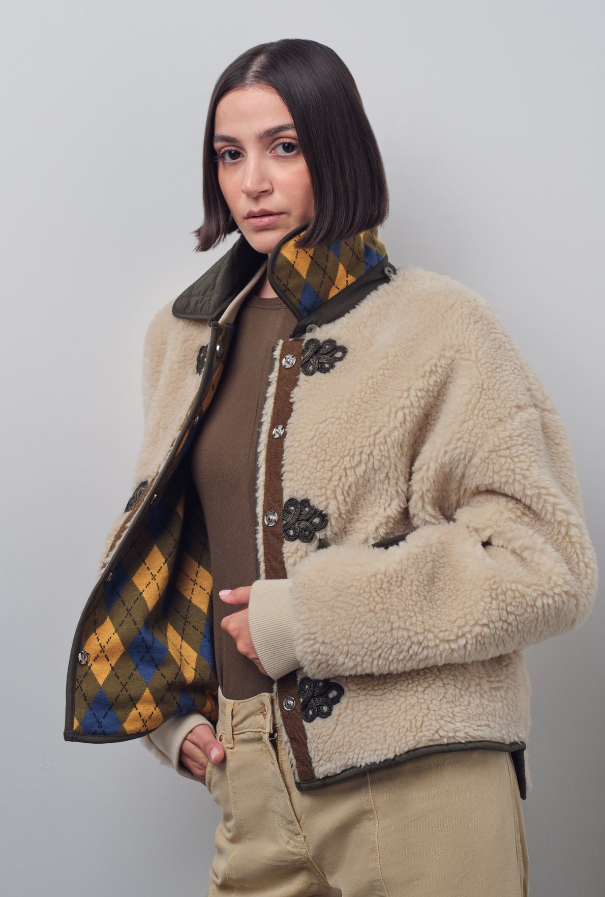 CORAS DETACHABLE-COLLAR JACKET