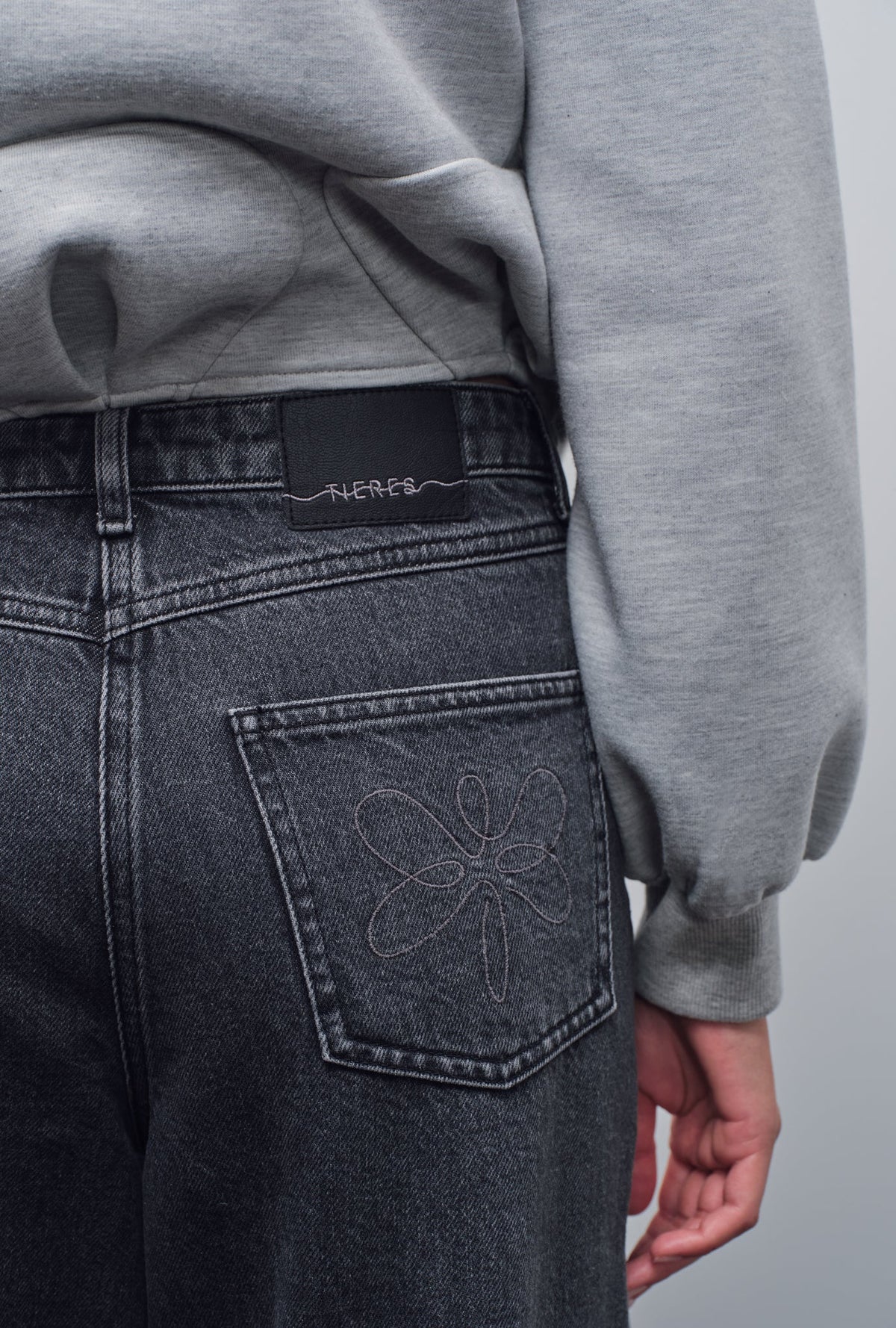 DALIA WIDE-LEG DENIM PANTS