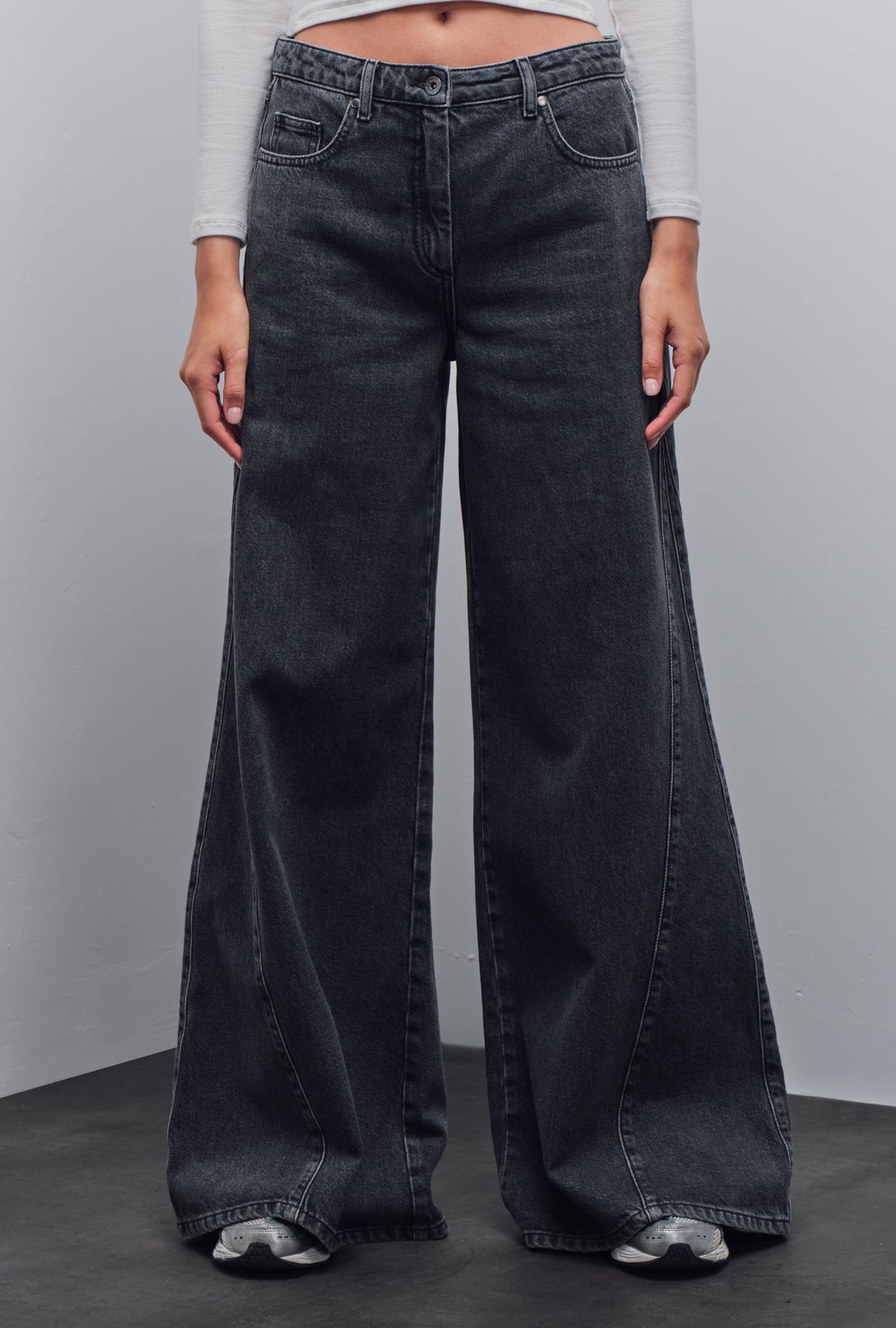 DALIA WIDE-LEG DENIM PANTS