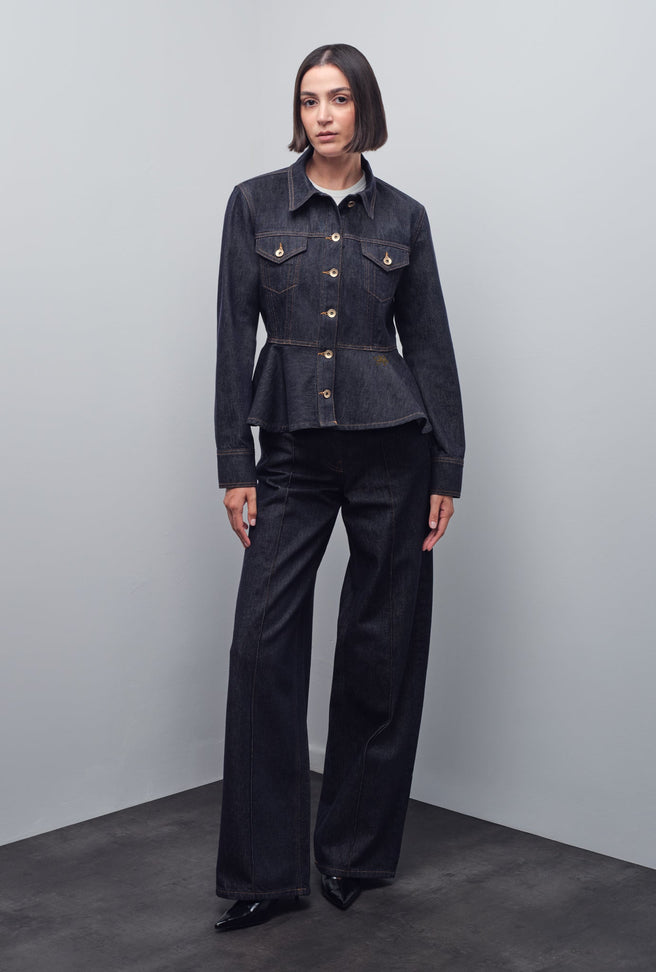 DELIA STRAIGHT DENIM PANTS