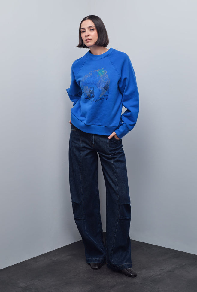 DORIA BARREL DENIM PANTS