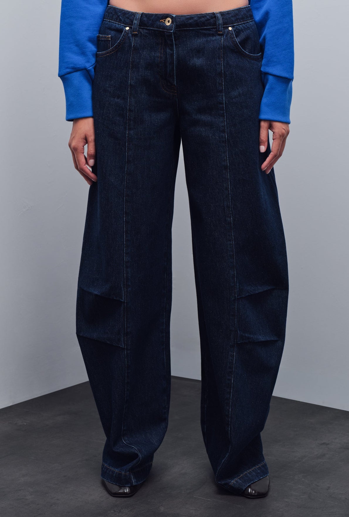 DORIA BARREL DENIM PANTS