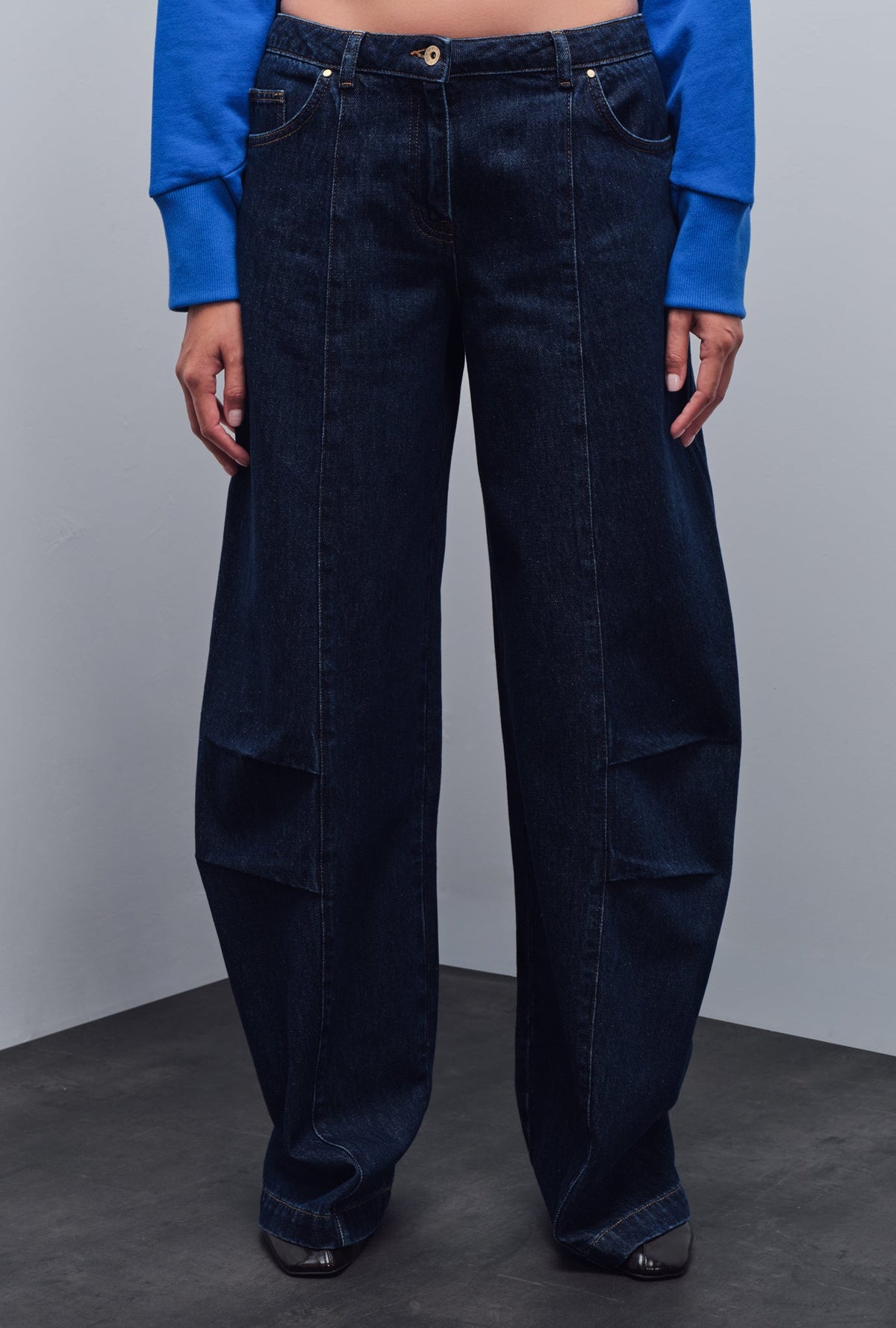 DORIA BARREL DENIM PANTS