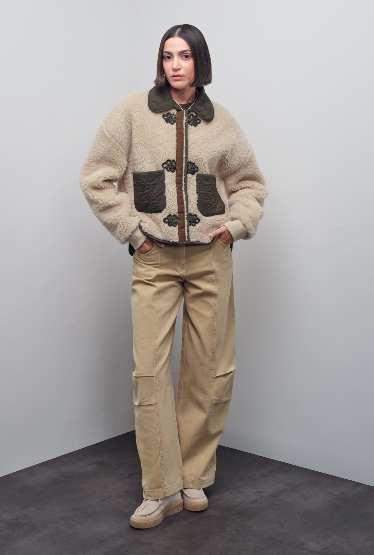 DORINA UTILITY CANVAS PANTS