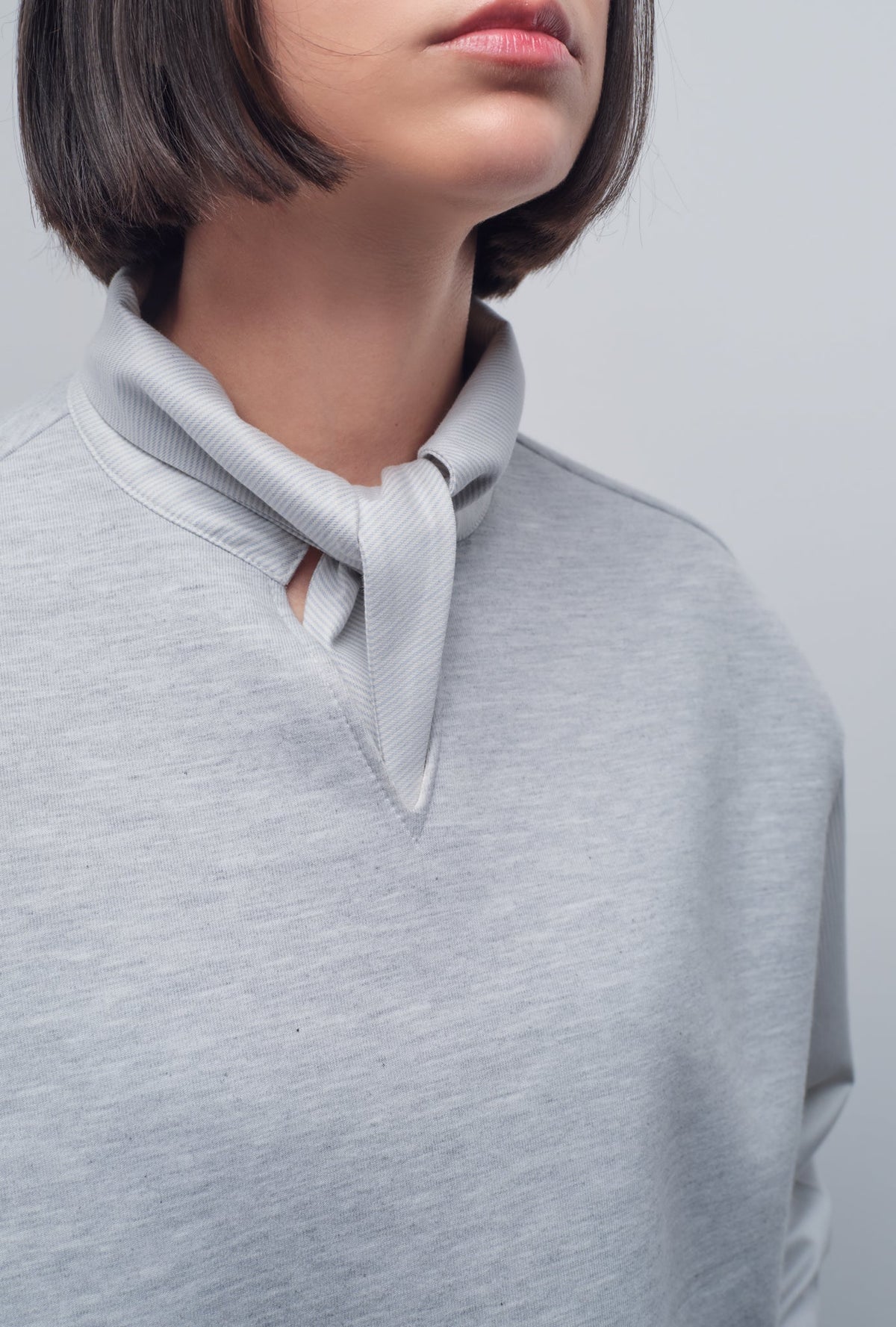GIA TIE-NECK SHIRT