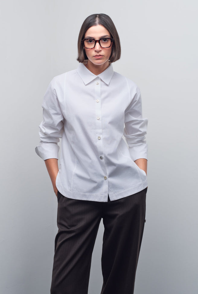 GISELE BOW SHIRT