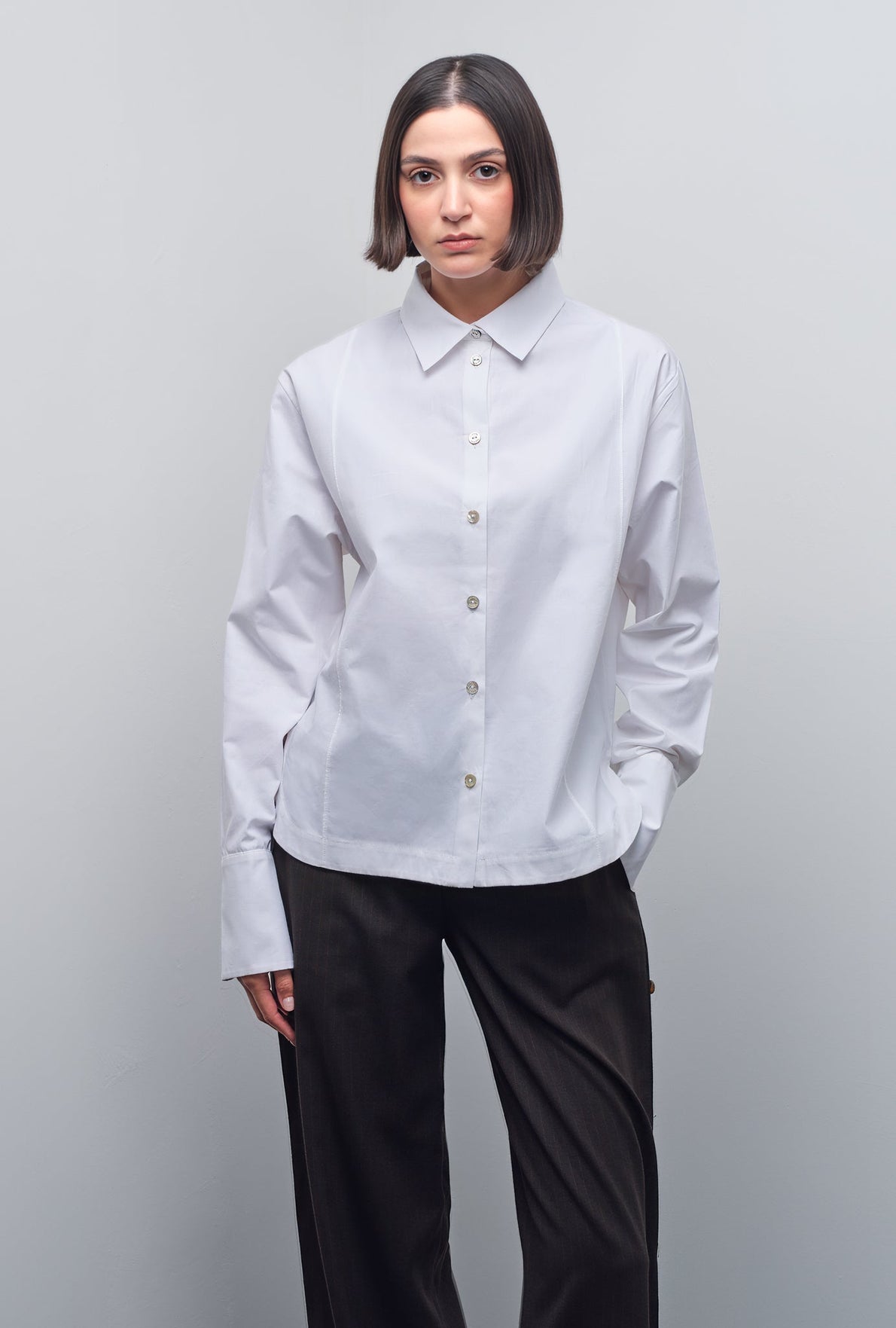 GISELE BOW SHIRT