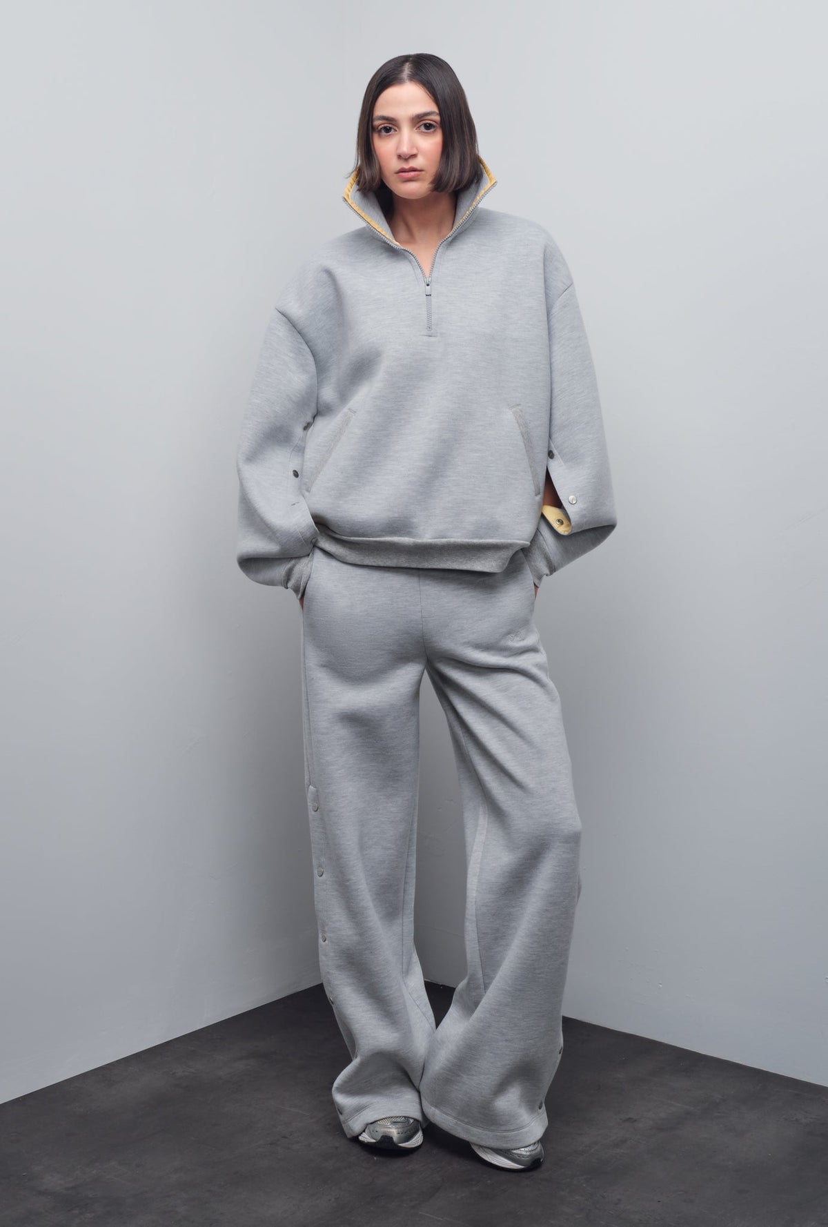 PALEN SIDE-SNAP SWEATPANTS