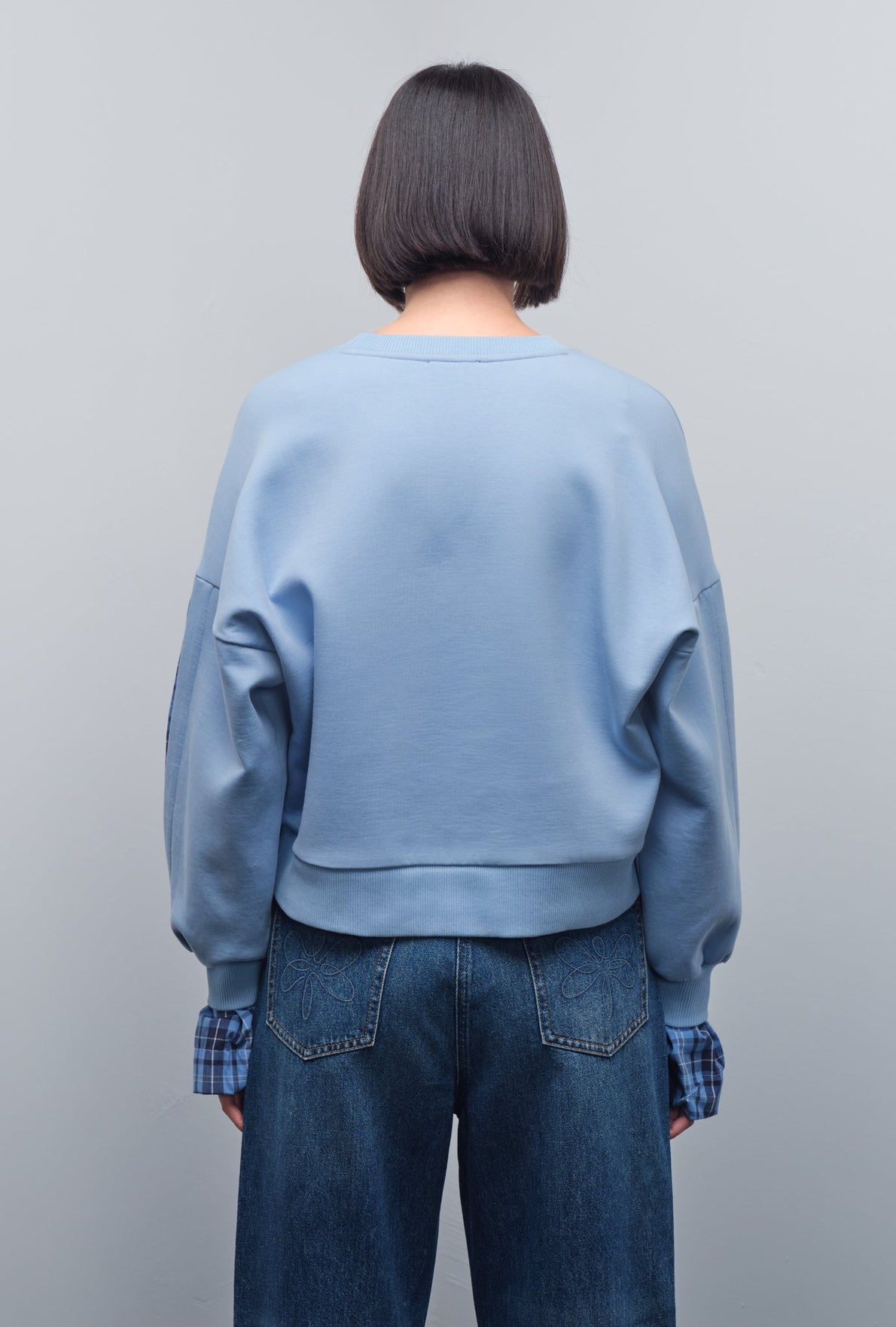 TORA LAYERED-SLEEVE SWEATSHIRT