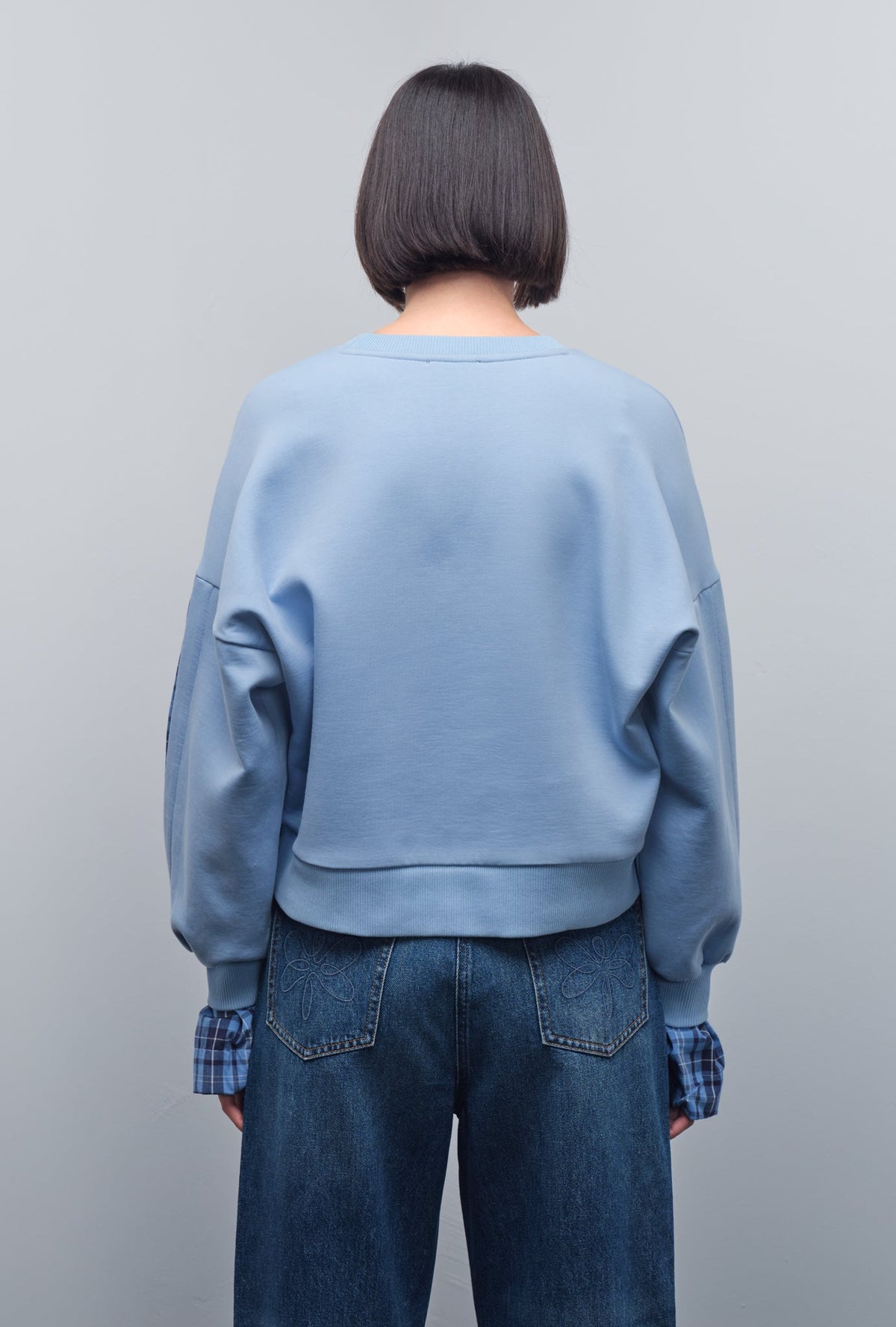 TORA LAYERED-SLEEVE SWEATSHIRT