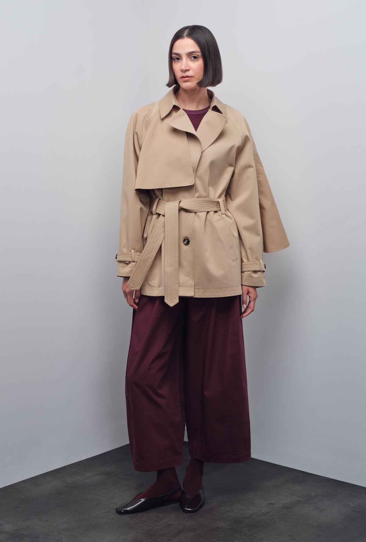 TOSCA SHORT TRENCHCOAT