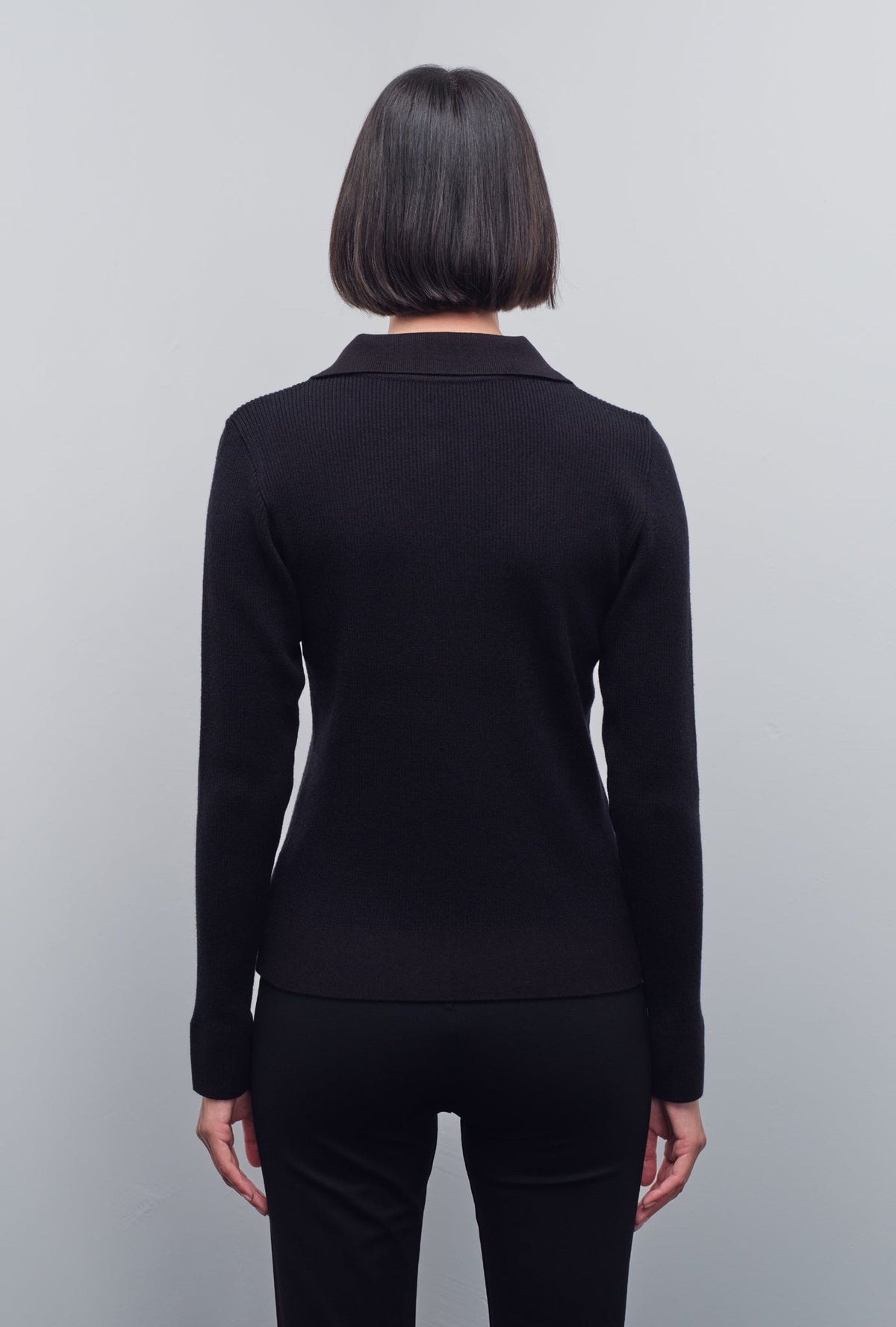 TRINA POLO KNIT TOP